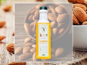 Store 2 Pure lakdi ghani cold pressed almond oil made by using traditional wooden ghani ( lakdi ghani) method